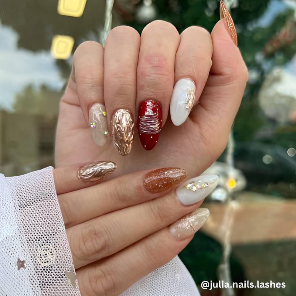 burgundy-and-gold-white-3D-christmas-nail-art.jpg