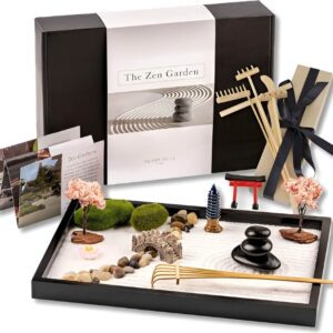 Desktop Zen garden Secret Santa gift for coworkers, relaxing office gift, unique coworker gift