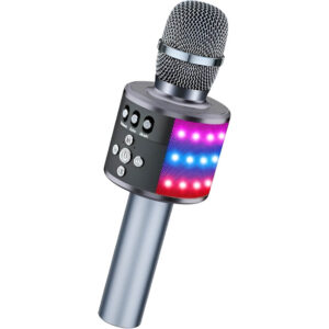 Karaoke microphone Secret Santa gift for coworkers, fun office gift, unique desk activity