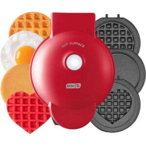 Mini waffle maker, a fun and useful Christmas gift idea for mom
