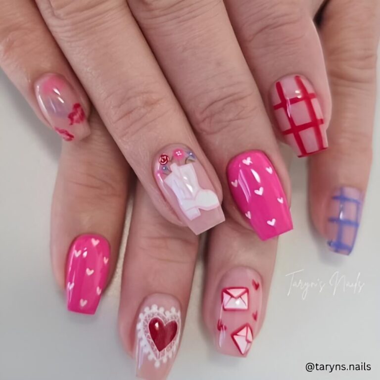 Valentine’s Day nail ideas