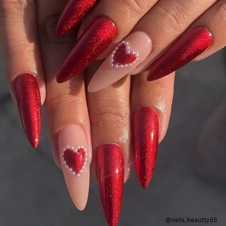 Valentine’s Day nail ideas