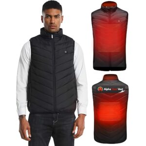 Men’s lightweight heated vest Christmas gift for dad to stay warm