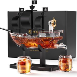 Whiskey decanter Christmas gift for dad who loves a good drink
