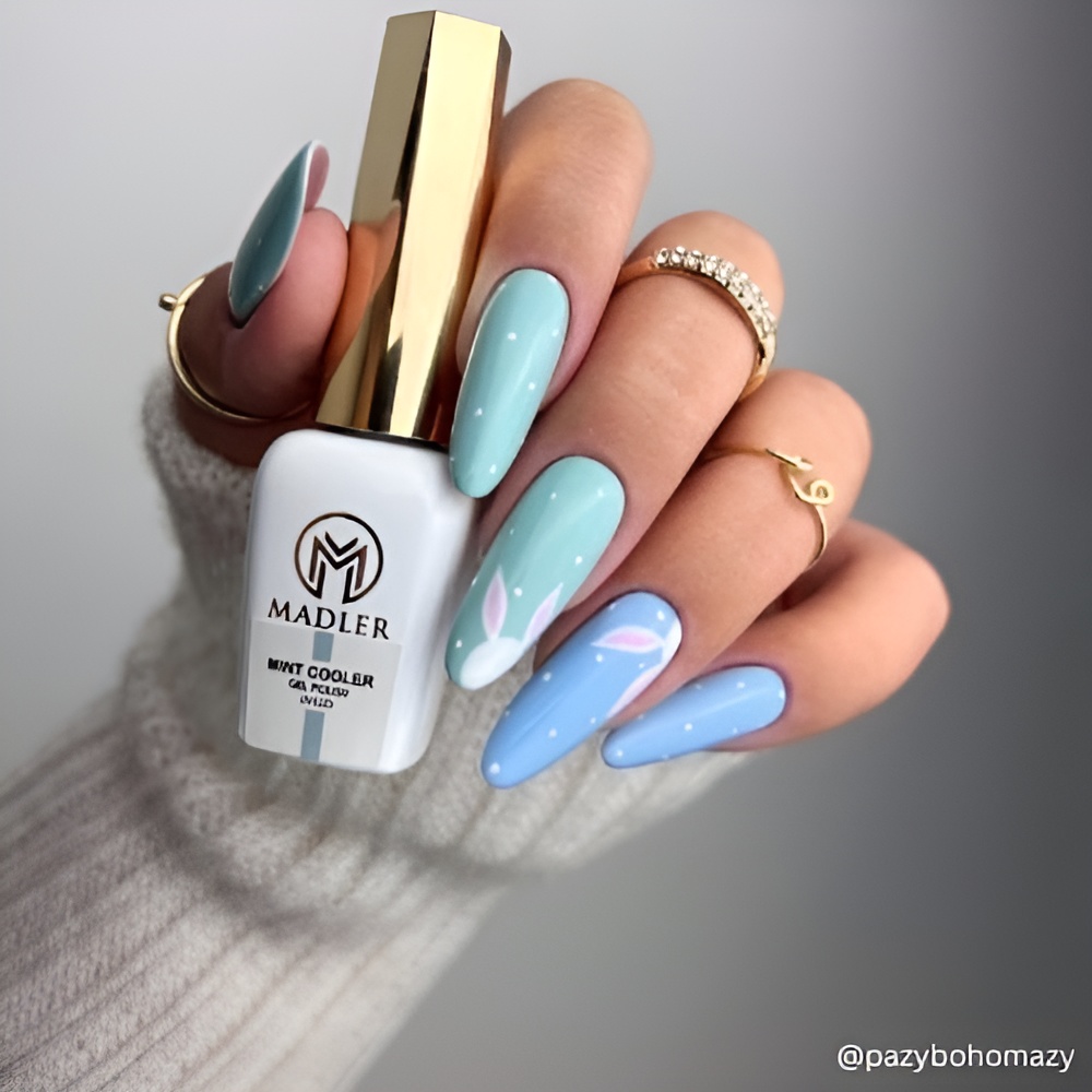 Easter Nail Ideas featuring pastel colors and a soft spring manicure design
