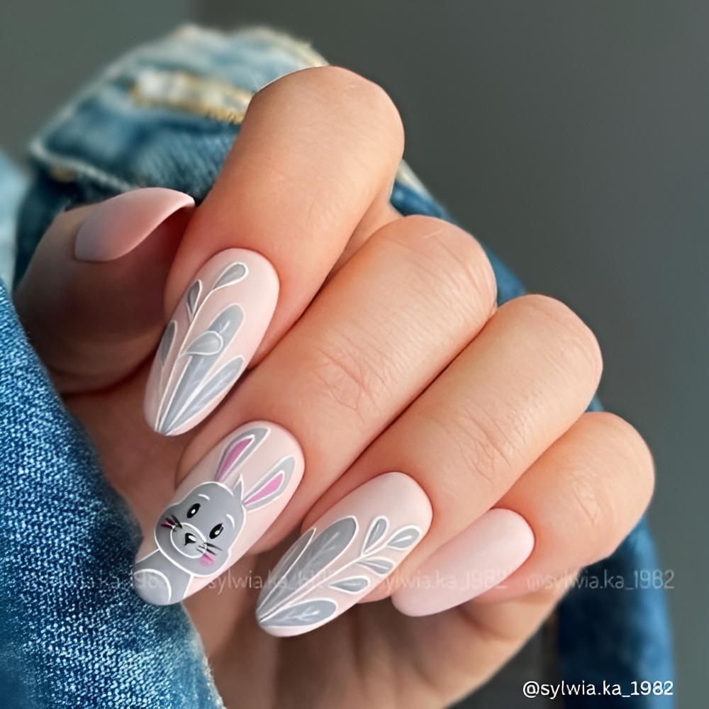 Easter Nail Ideas featuring pastel colors and a soft spring manicure design