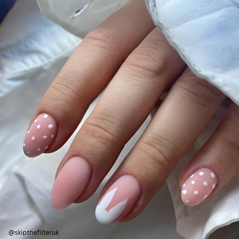 Easter Nail Ideas featuring pastel colors and a soft spring manicure design