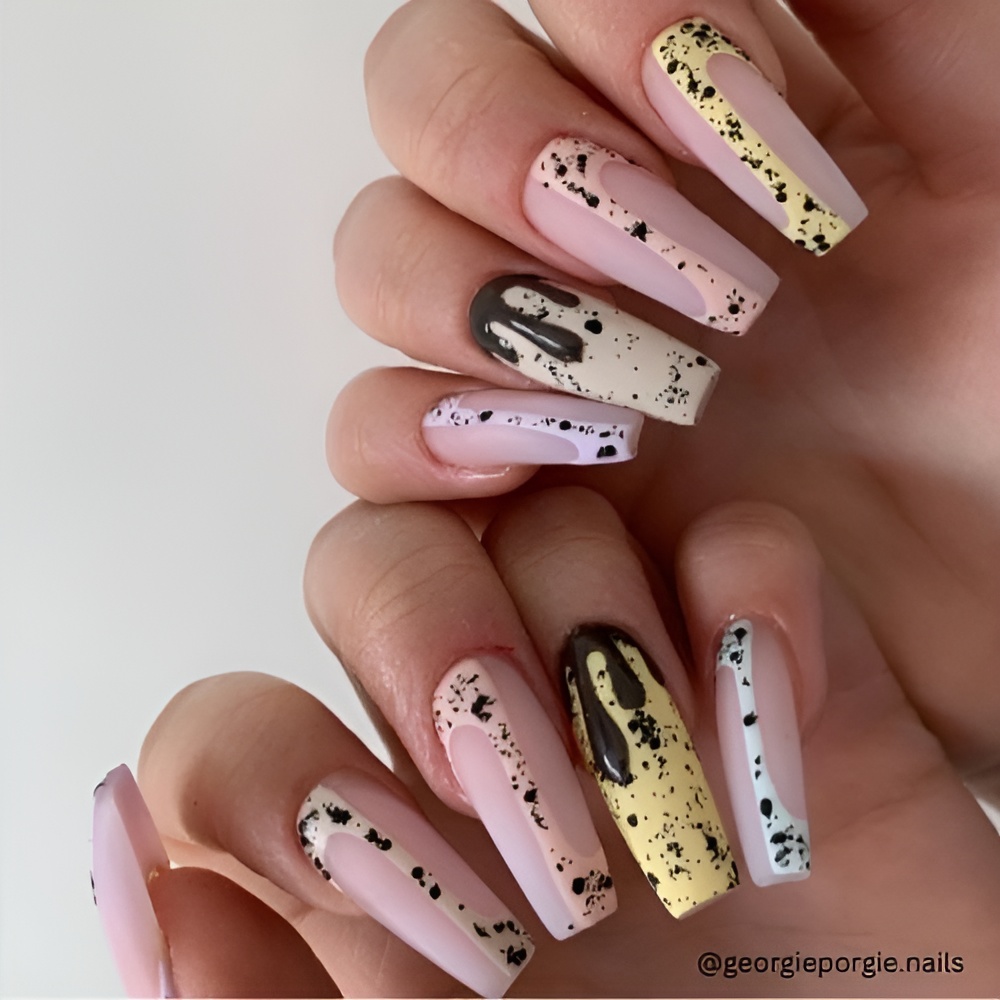 Easter Nail Ideas featuring pastel colors and a soft spring manicure design