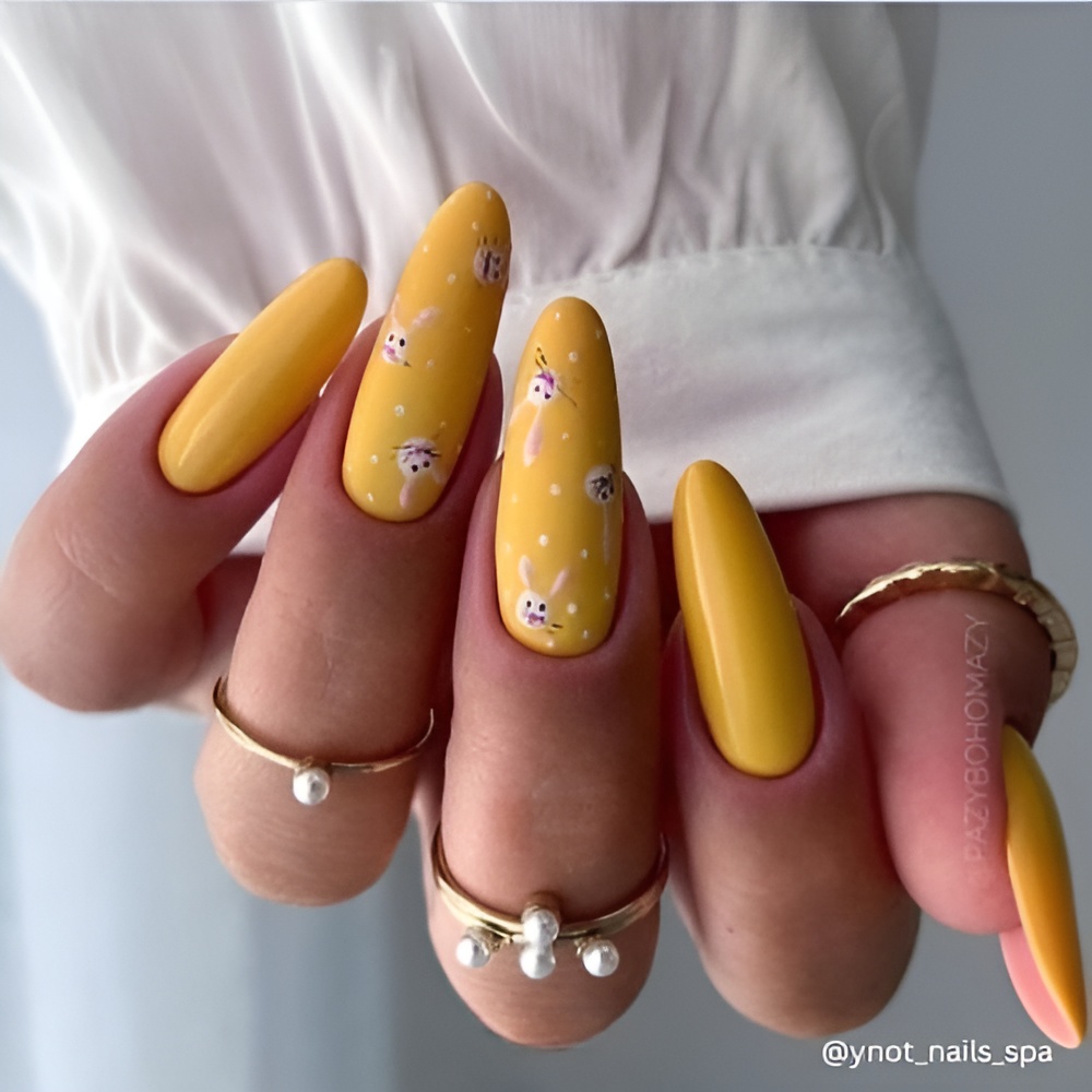 Pastel spring nail design with soft colors and a fresh seasonal manicure