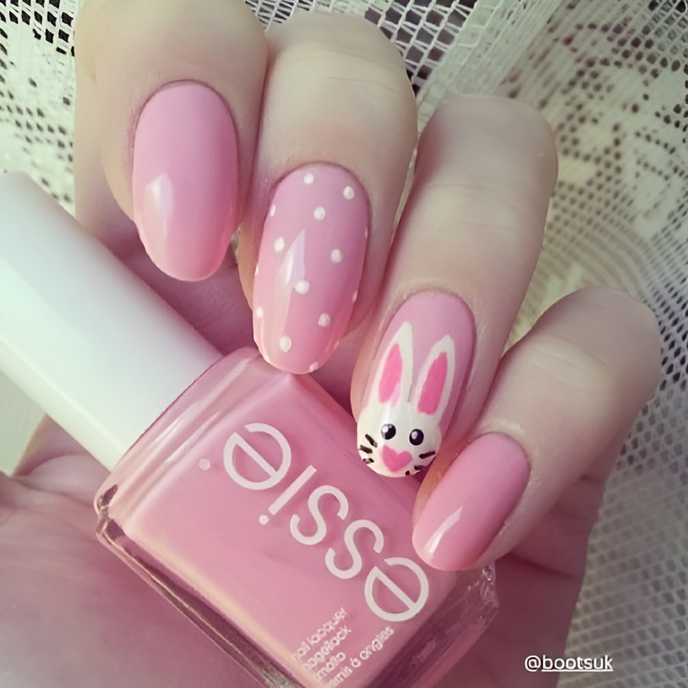 Easter Nail Ideas featuring pastel colors and a soft spring manicure design