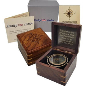 Engraved compass graduation gift for him symbolizing direction, growth, and new beginnings. Graduation Gifts for Him