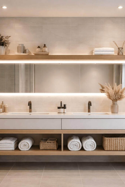 25 Bathroom Shelf Ideas for a More Organized Space