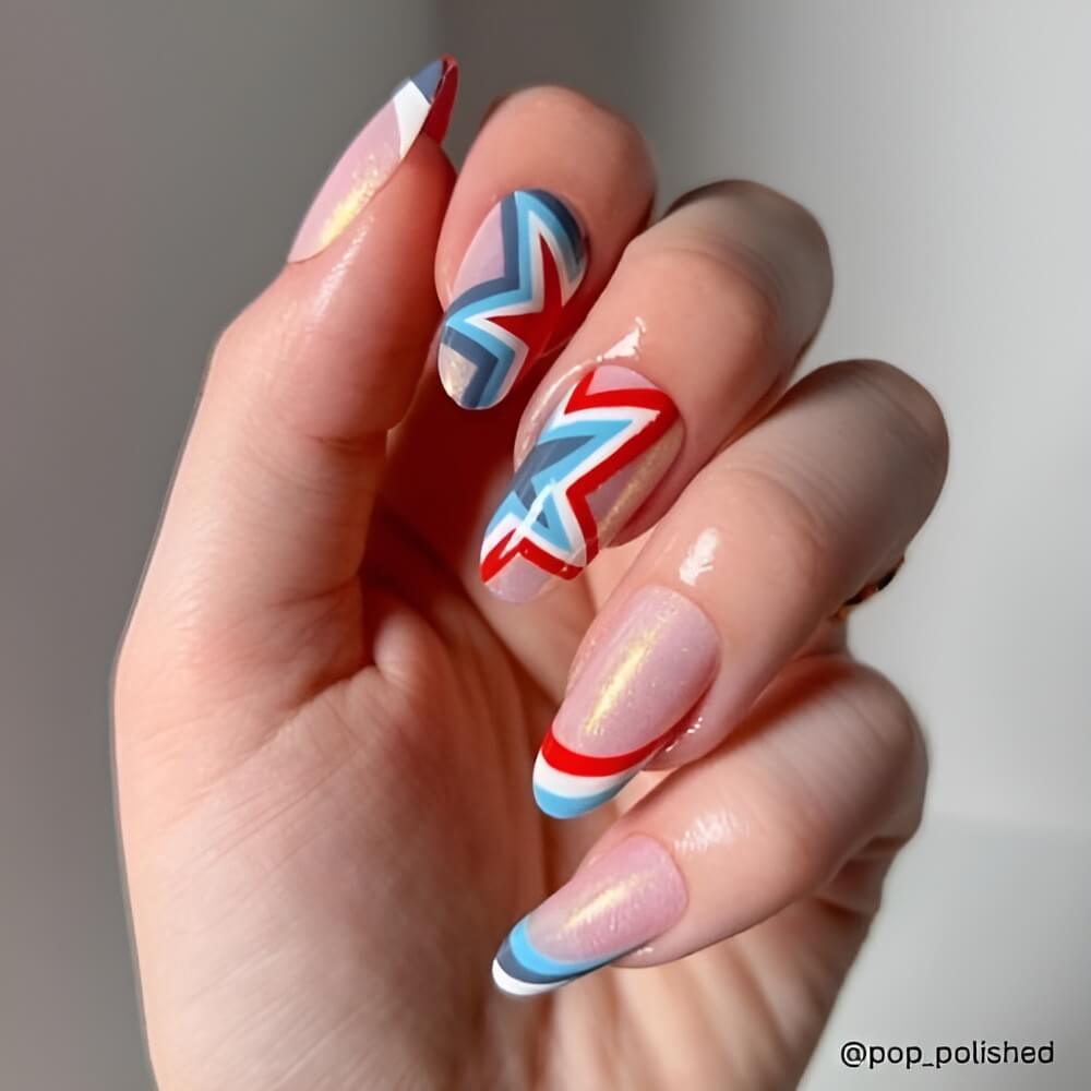 4th of July Nails