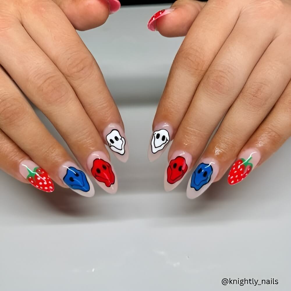 4th of July Nails