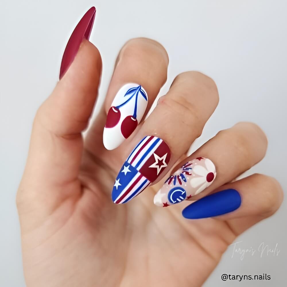 4th of July Nails