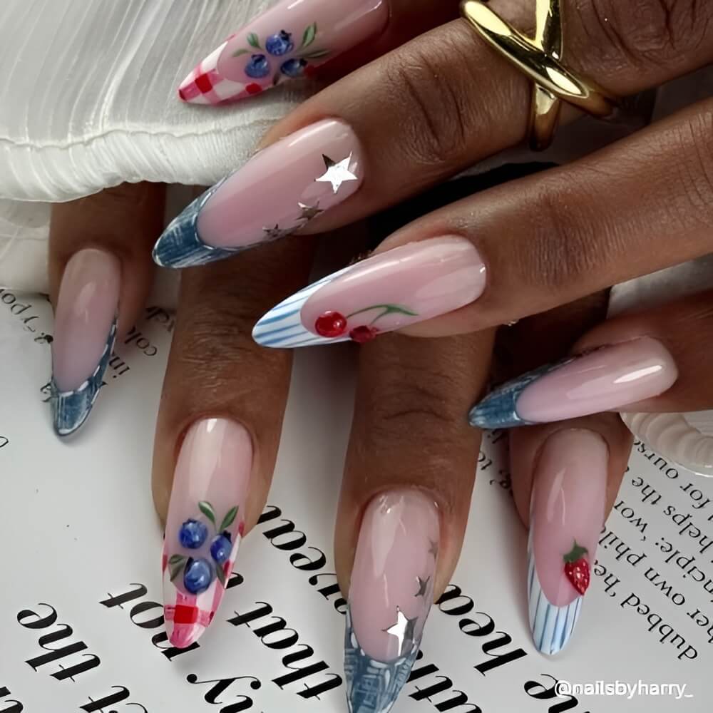 4th of July Nails