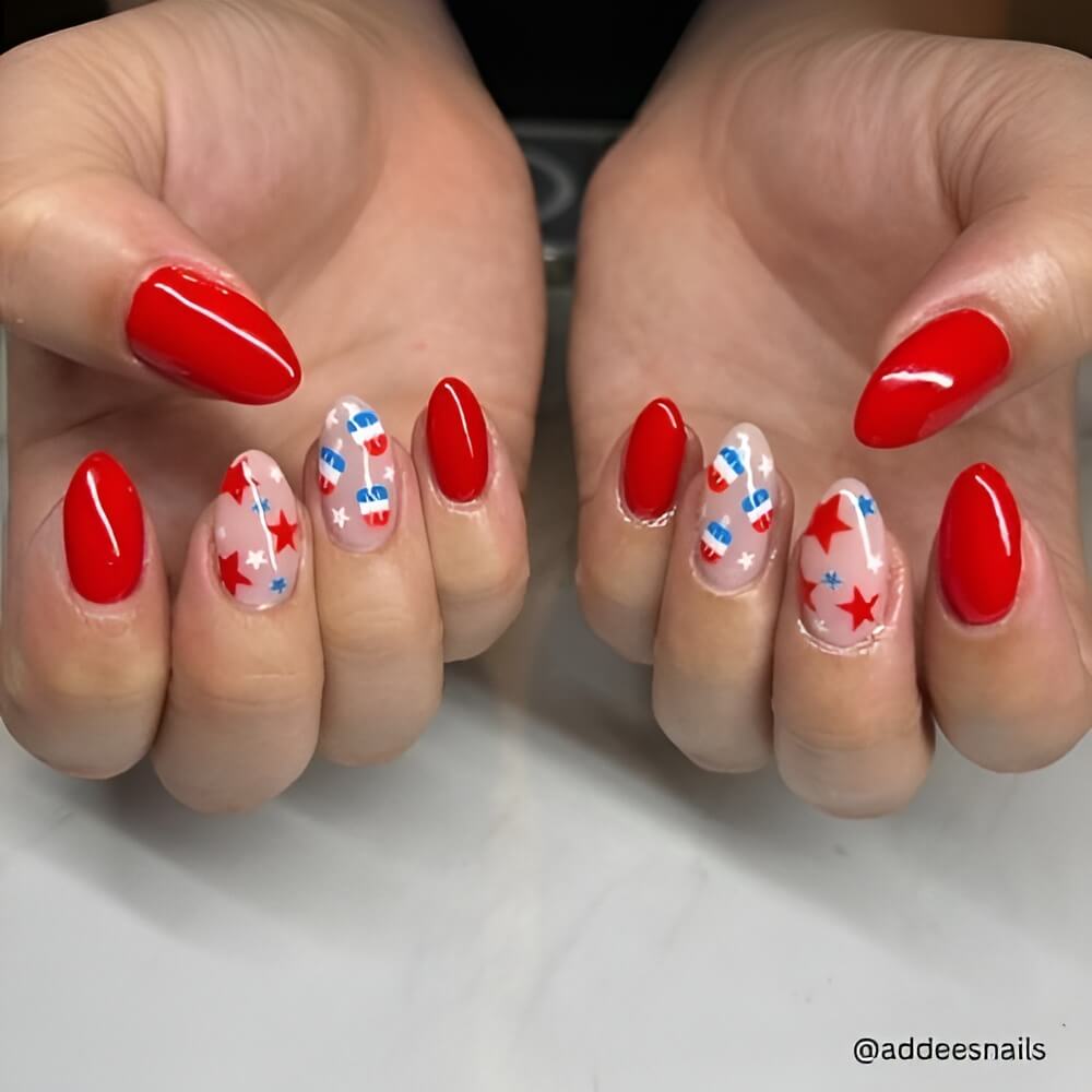 4th of July Nails
