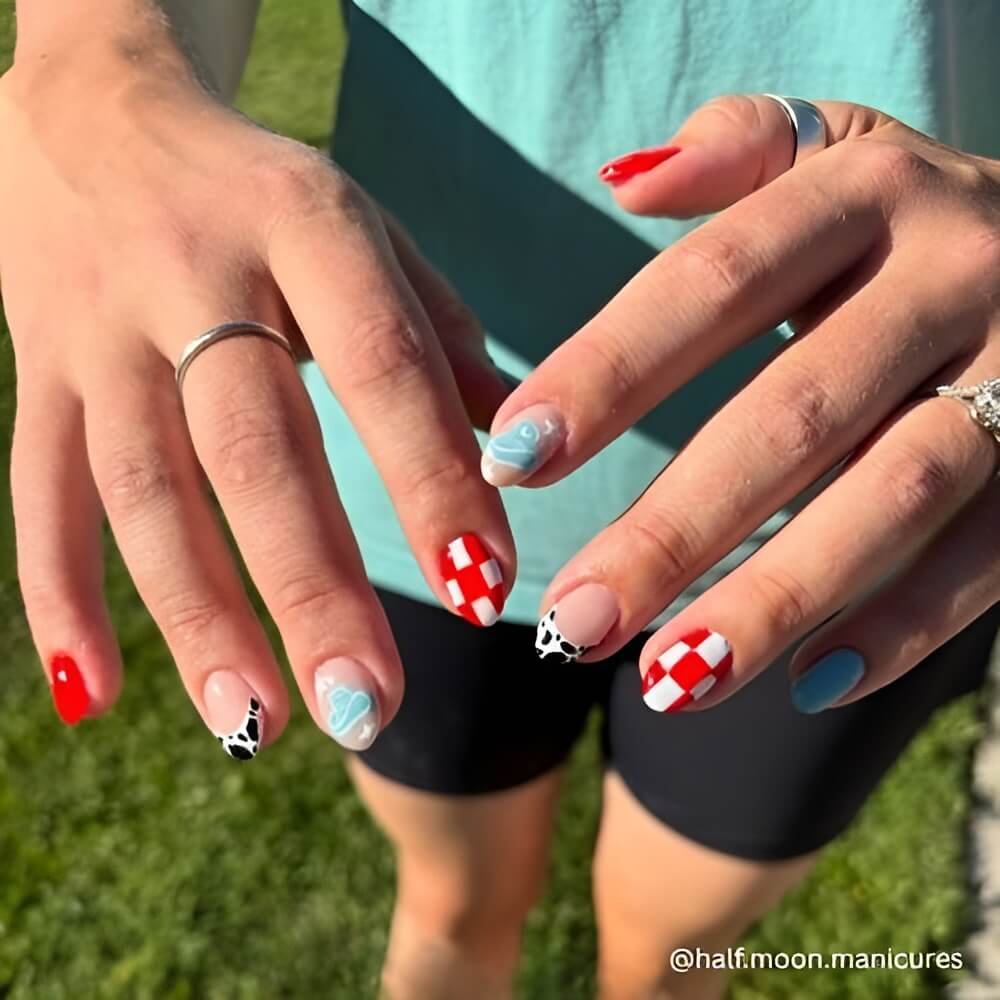4th of July Nails