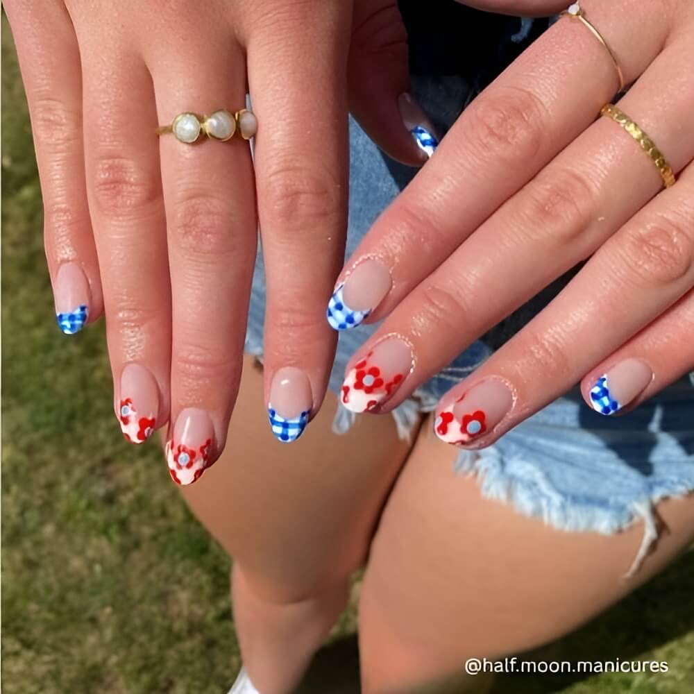 4th of July Nails