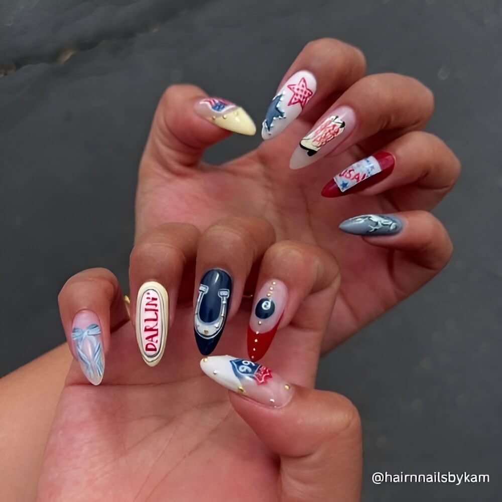 4th of July Nails