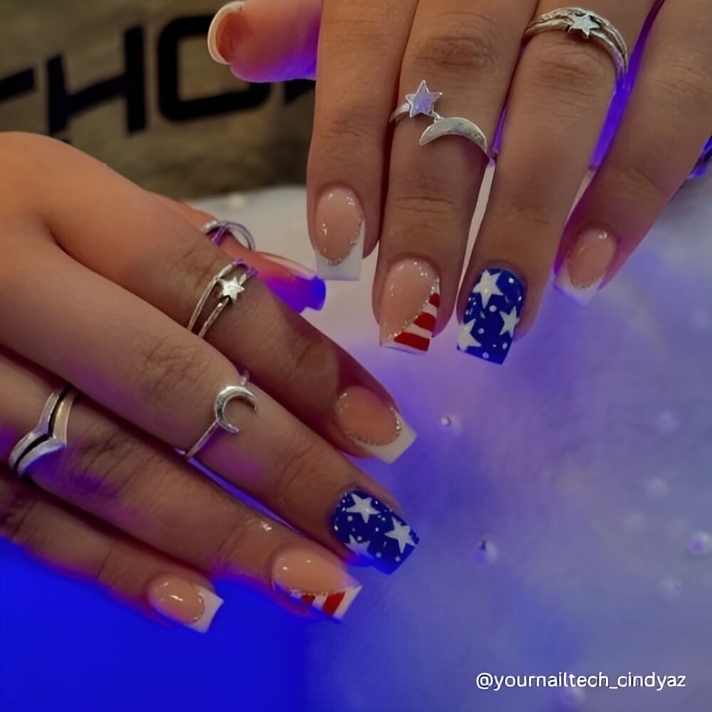 4th of July Nails