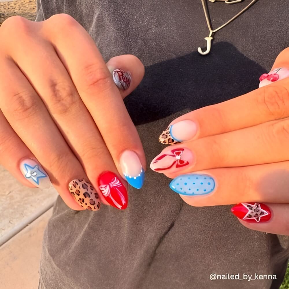 4th of July Nails