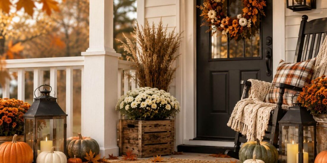 28 Fall Porch Decor Ideas to Create the Coziest Autumn Welcome