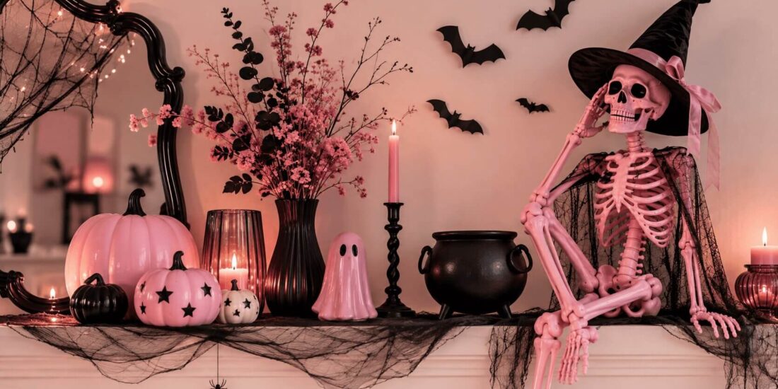 27 Pink Halloween Decor Ideas for a Cute & Spooky Home