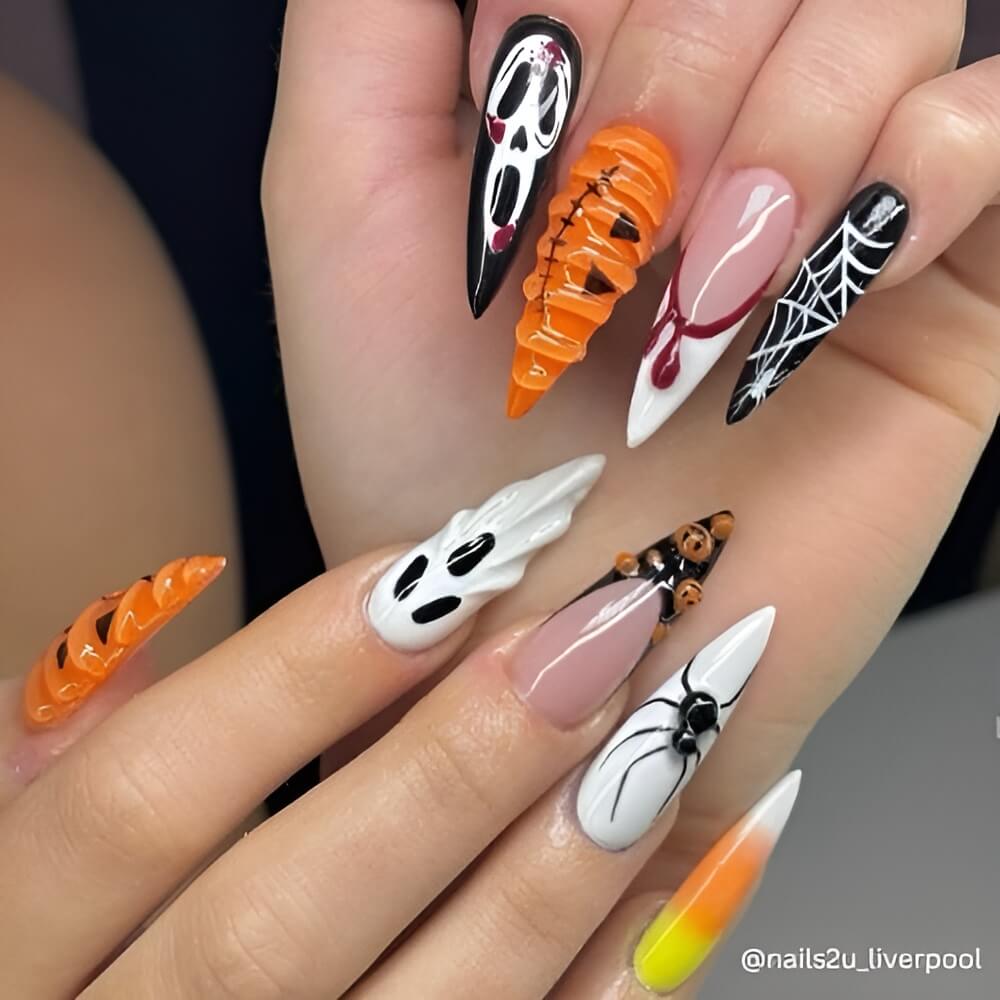 Halloween nails